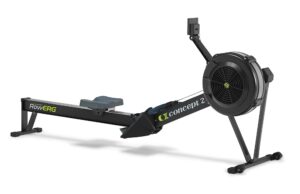 Concept2 RowErg Modell D Rudergerät mit Luftwiderstand und Standardbeinen, Schwarz