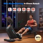 MERACH R15B1 Rudergerät mit 40 kg Magnetwiderstand und 16 Widerstandsstufen – Bild 6