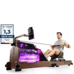 Sportstech WRX1000 Wasserrudergerät mit 3-fach individuell verstellbarer Einstellung