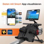 YAMO Wasser-Rudergerät mit 16 L Tank, 6 Widerstandsstufen, Bluetooth und Tablethalter, bis 158 kg – Bild 5