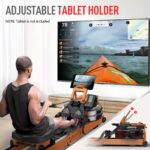 JOROTO Wasser-Rudergerät aus Eiche, klappbar, Bluetooth-Display, Tablethalterung, bis 150 kg – Bild 3