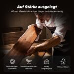 MERACH Wasser-Rudergerät aus Holz, 180° klappbar, für das Training zu Hause – Bild 2