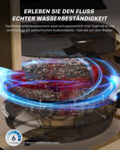 Aeriflo W100 Wasser-Rudergerät aus Bambus, klappbar, Bluetooth-Display und App-Anbindung – Bild 2
