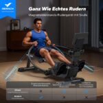 MERACH Rudergerät für Zuhause mit innovativem Doppelpaddel-System – Bild 2