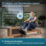 Skandika Torin P6-G Rudergerät aus Echtholz, 32 Magnetstufen, Bluetooth und Kinomap, bis 150 kg – Bild 2