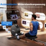 MERACH Magnet-Rudergerät mit 60 kg Widerstand, 16 Stufen und App-Steuerung – Bild 4