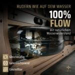SportPlus Wasser-Rudergerät aus Eichenholz, klappbar, für Nutzer bis 150 kg und 200 cm – Bild 3