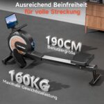 Wenoker 2026 Magnet-Rudergerät für Zuhause mit leisem Betrieb und 32 Widerstandsstufen – Bild 7