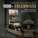 SportPlus Wasser-Rudergerät aus Eichenholz, klappbar, für Nutzer bis 150 kg und 200 cm – Bild 6