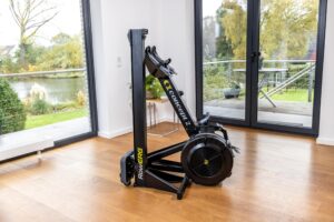 Concept2 RowErg Modell D Rudergerät mit Luftwiderstand und Standardbeinen, Schwarz – Bild 4