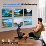 MERACH R15B4 Rudergerät mit 40 kg Magnetwiderstand und 16 Widerstandsstufen – Bild 3
