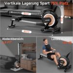 Wenoker 2026 Magnet-Rudergerät für Zuhause mit leisem Betrieb und 32 Widerstandsstufen – Bild 8