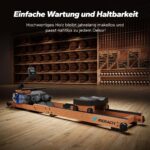 MERACH Wasser-Rudergerät aus Holz, 180° klappbar, für das Training zu Hause – Bild 8
