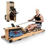 Aeriflo W100 Wasser-Rudergerät aus Bambus, klappbar, Bluetooth-Display und App-Anbindung