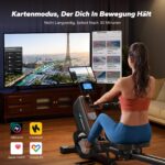 MERACH R15B1 Rudergerät mit 40 kg Magnetwiderstand und 16 Widerstandsstufen – Bild 4