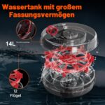 PASYOU Wasser-Rudergerät mit Bluetooth, Kinomap, vertikaler Lagerung und Rollen, bis 150 kg – Bild 7