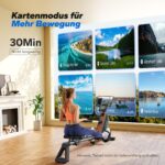 MERACH R15B2 Rudergerät mit 40 kg Magnetwiderstand und 16 Widerstandsstufen – Bild 6